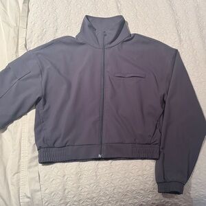 Beyond Yoga Blue Gray Jacket